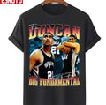 The Big Fundamental Basketball Legend Signature Tim Duncan Unisex T-Shirt