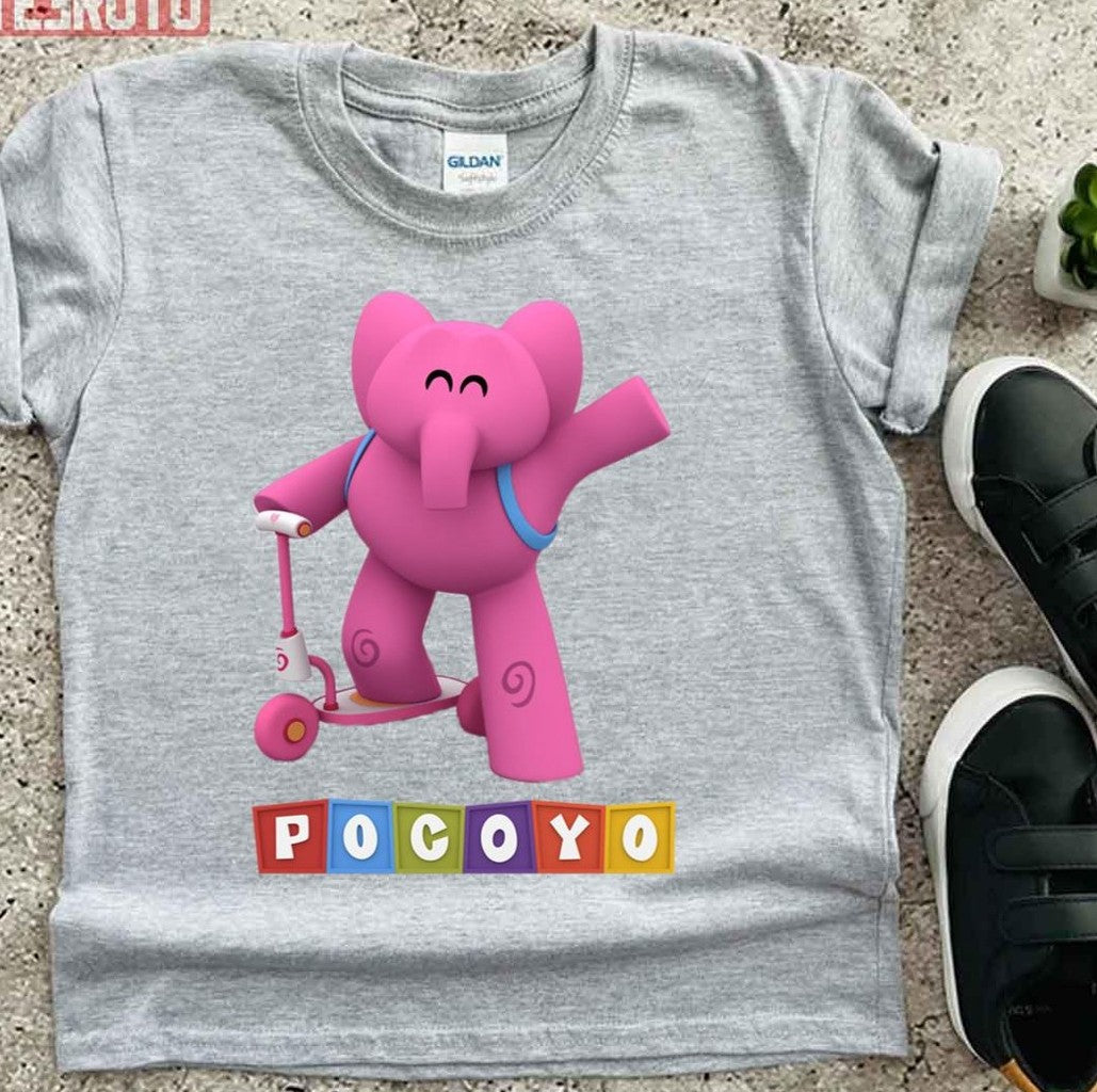 Pink Elephant Pocoyo Unisex T-Shirt