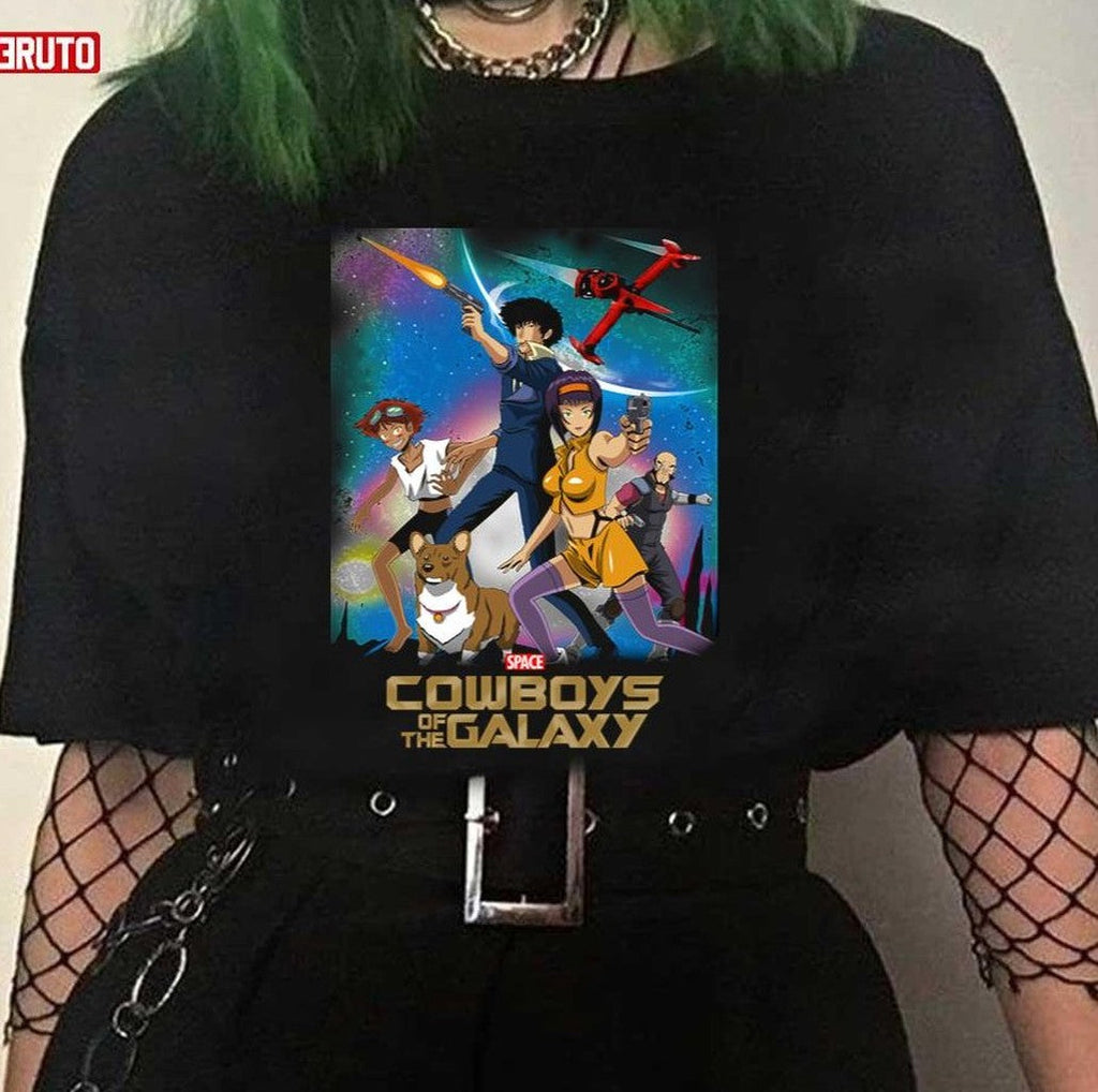 Space Cowboys Of The Galaxy Cowboy Bebop X Guardians of the Galaxy Unisex T-shirt