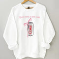 Diet Coke sweatshirt Diet Coke humor sweatshirt and crew neck Til Death Humor, gift for girlfriend, Diet Coke Crewneck Sweatshirt