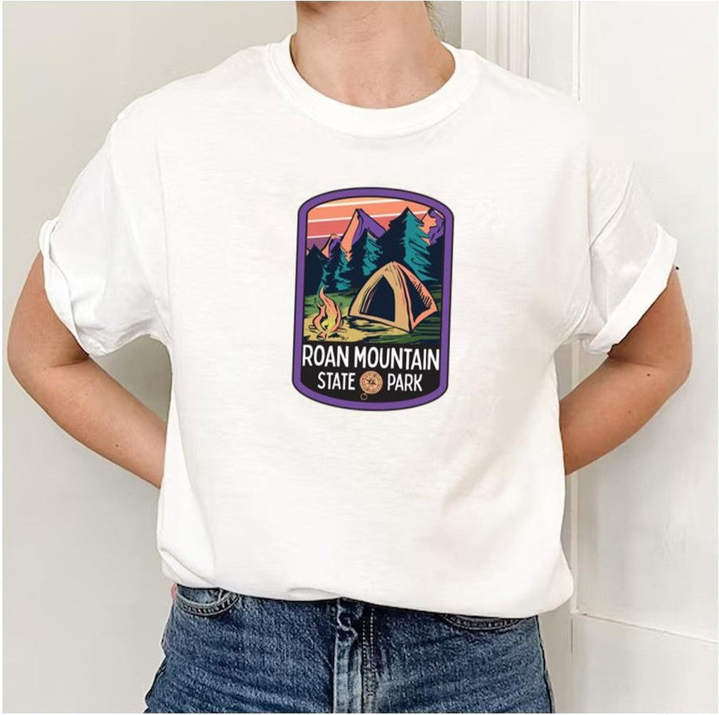 Roan Mountain State Park Tennessee Tn Camping Camp Fire Unisex T-Shirt