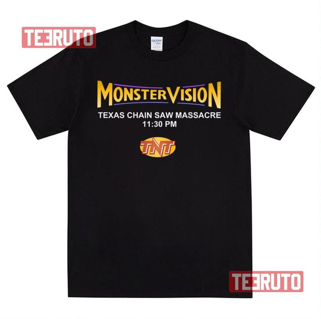Monster Vision Tnt Logo The Last Drive In With Joe Bob Briggs Unisex Sweatshirt