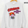Banana Flag Courage The Cowardly Dog Unisex Sweatshirt