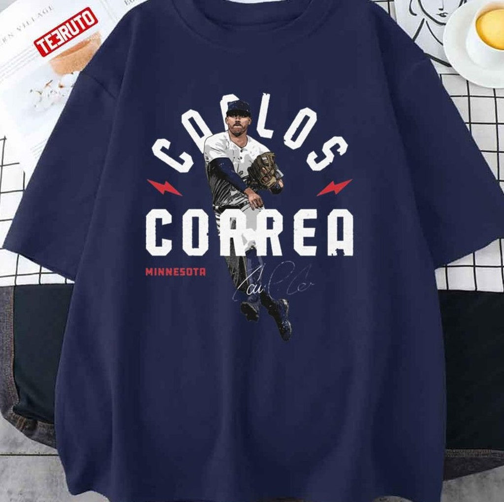 Team Minnesota Carlos Correa Arc Design Unisex Sweatshirt