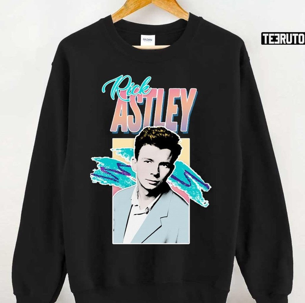 80s Aesthetic Tribute Rick Astley Unisex T-Shirt