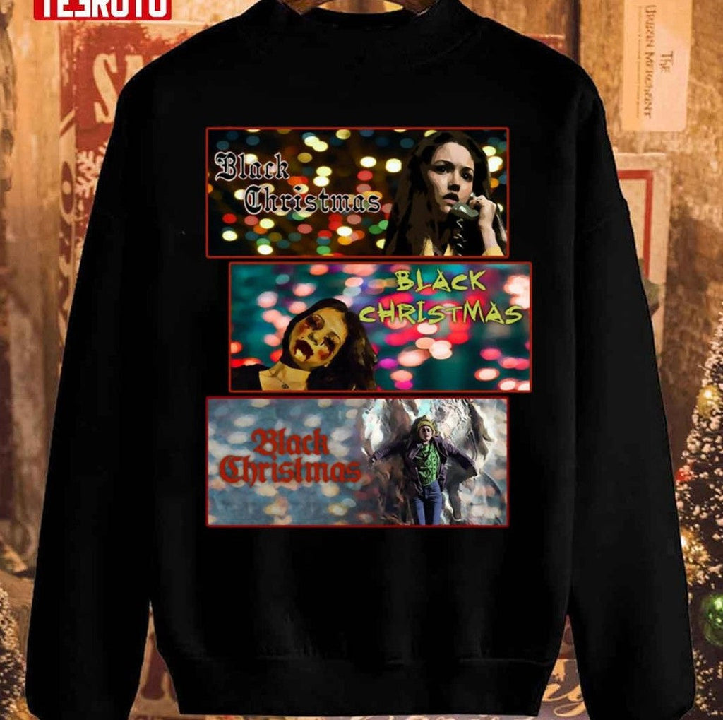 Black Christmas Black Christmas Black Christmas Unisex Sweatshirt