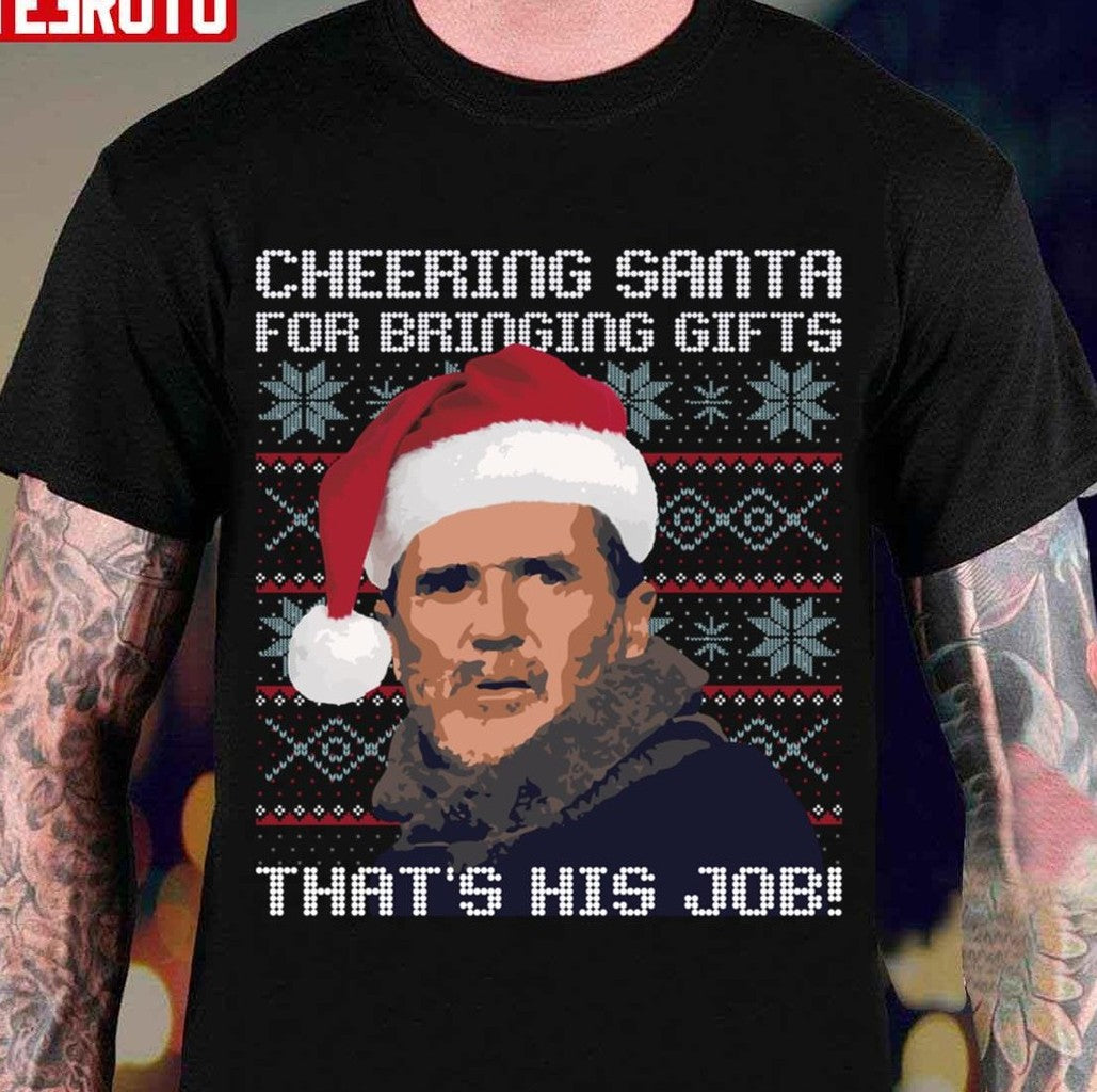 Roy Keane Snowflakes Christmas Pattern Unisex Hoodie