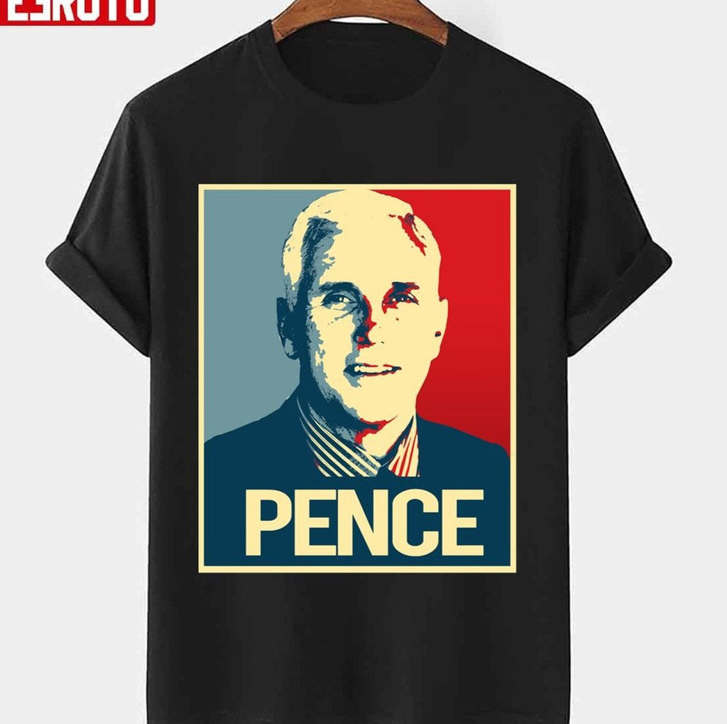 Portrait Mike Pence Hope Style Unisex T-Shirt