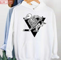 Pittsburgh Penguins Skeleton Logo Ice Hockey Unisex Hoodie