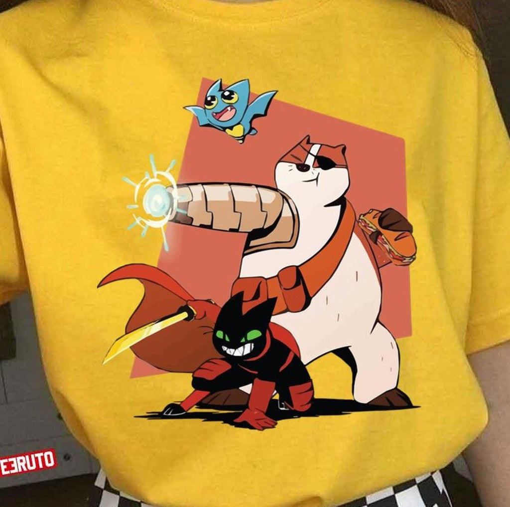 Badgerclops Adorabat And Mao Mao Heroes Of Pure Heart Unisex T-Shirt