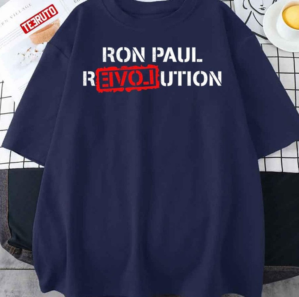Ron Paul Revolution Black Vintage Unisex T-Shirt