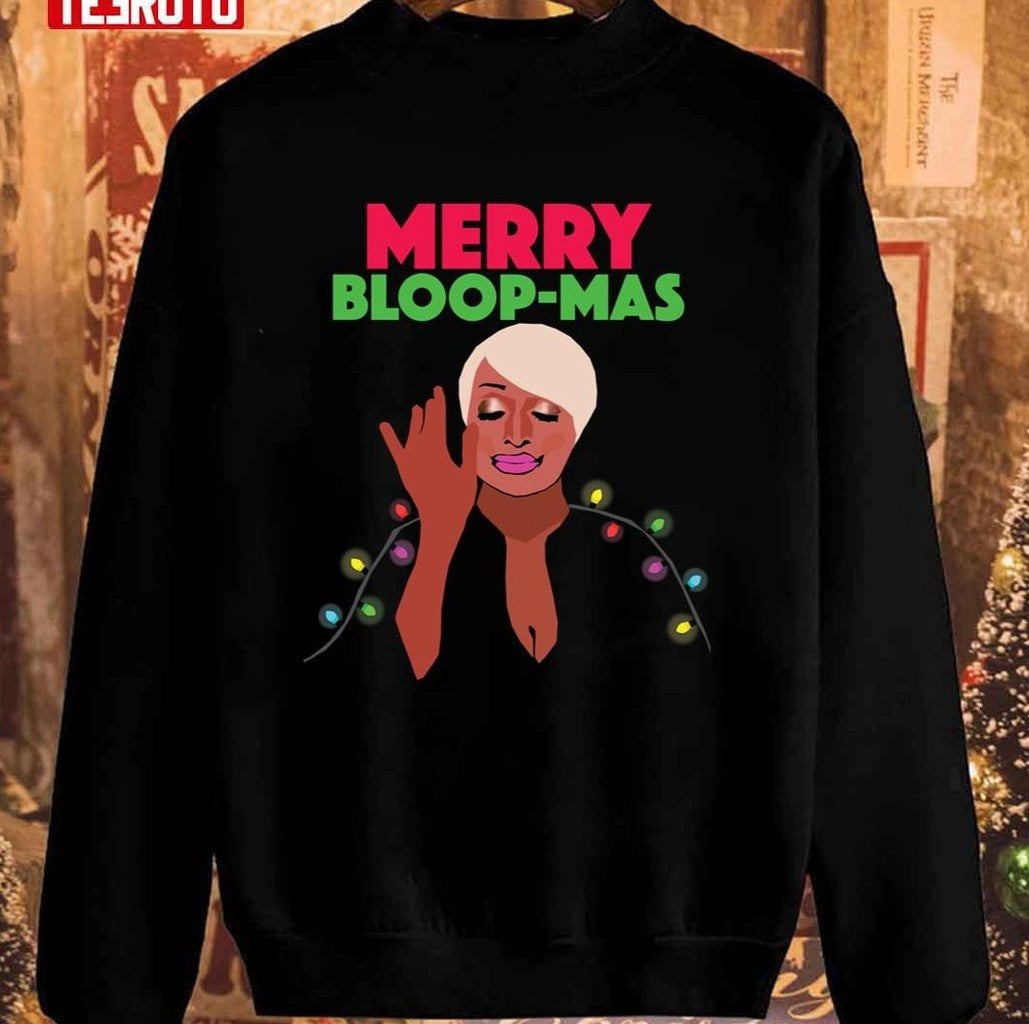 Nene Leakes Merry Bloop Mas Rhoa Real Housewives Of Atlanta Christmas Unisex Sweatshirt