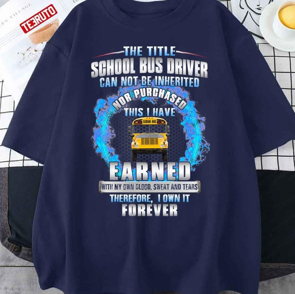 Awesome Dedicated School Bus Driver Unisex T-Shirt