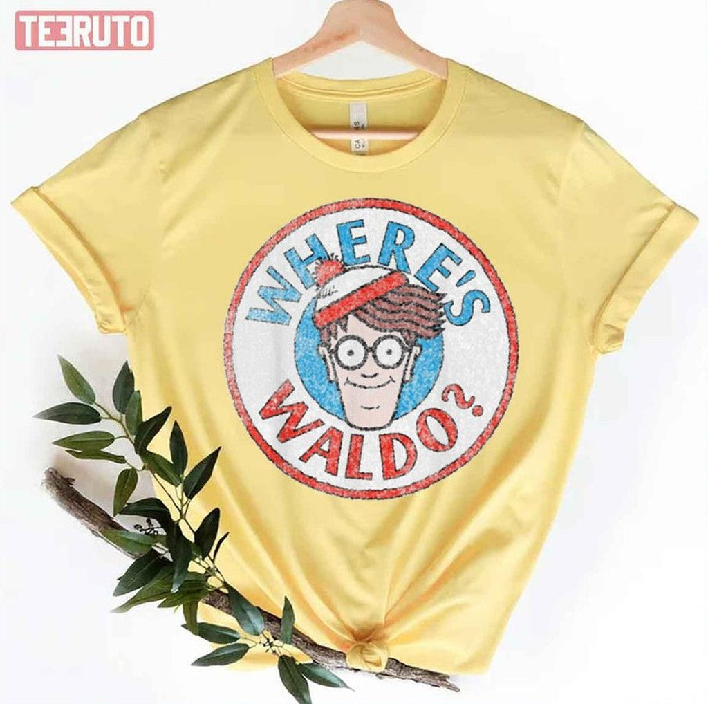 Round Logo Where's Waldo Waldo Unisex T-Shirt