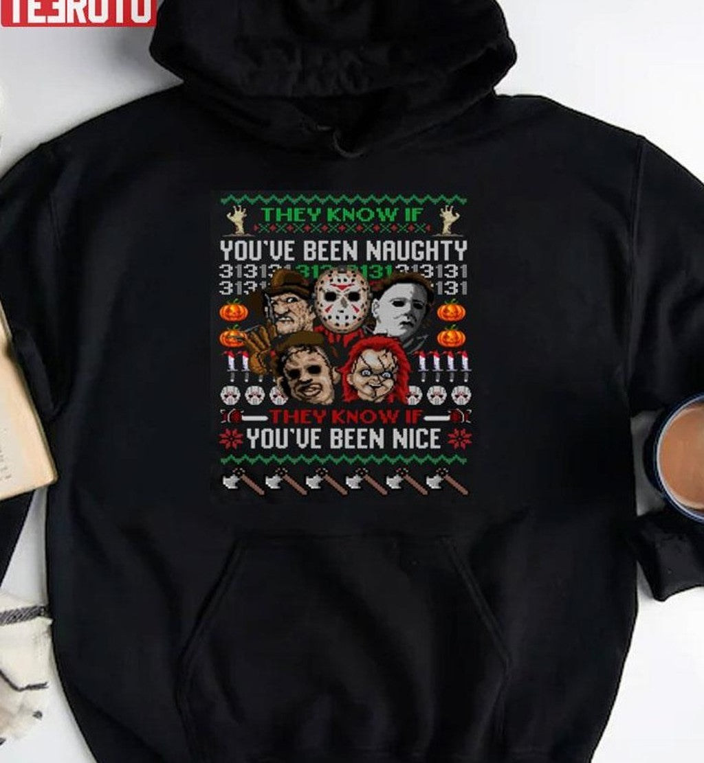 Naughty Horror Christmas 2023 Unisex Sweatshirt
