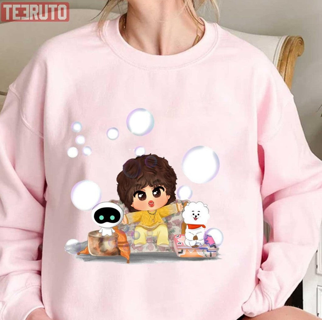 Astronaut Jin BTS Seokjin Wooteo RJ Cute Art Unisex Sweatshirt