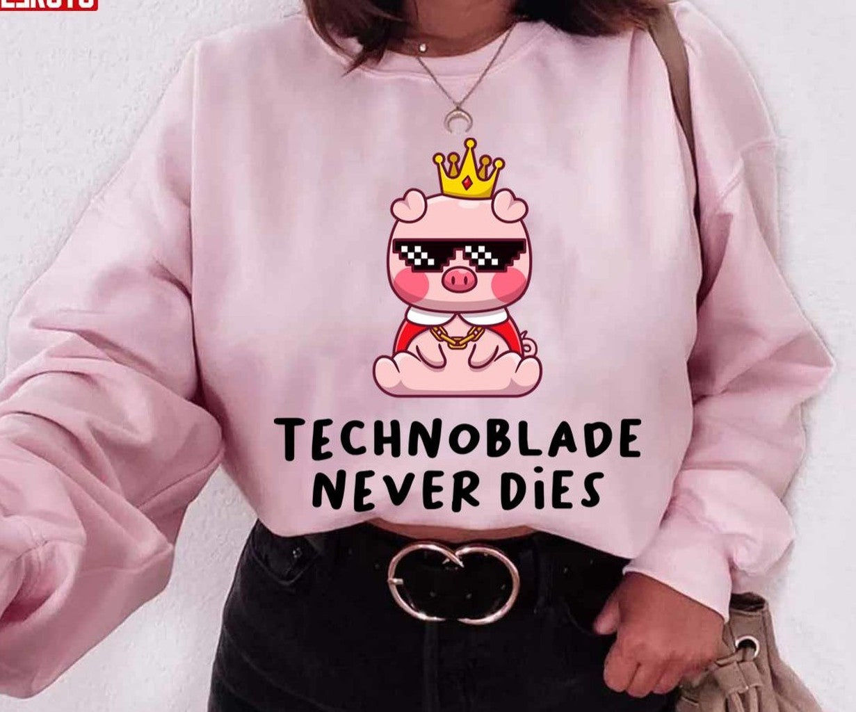 Technoblade Never Dies Tribute To Techno Design Unisex T-Shirt