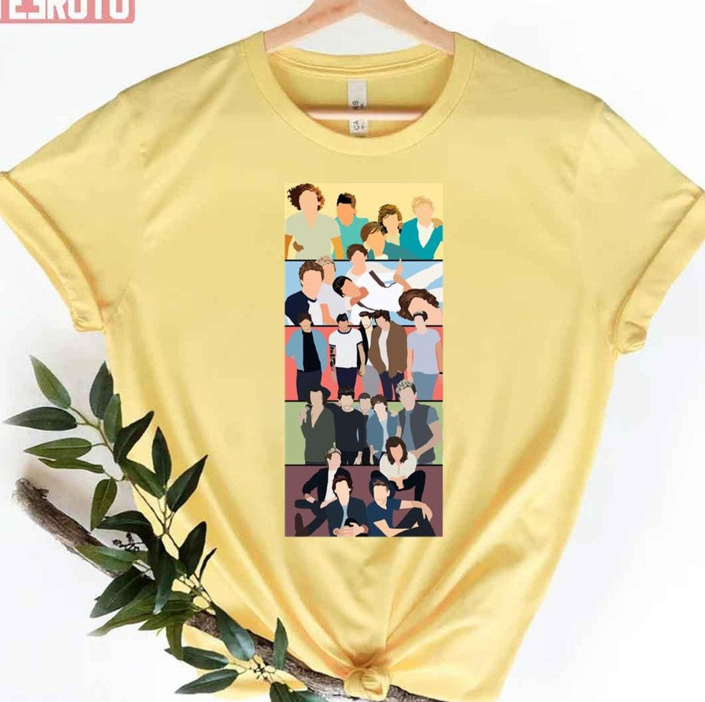 One Direction Album Covers Minimalist Unisex T-Shirt