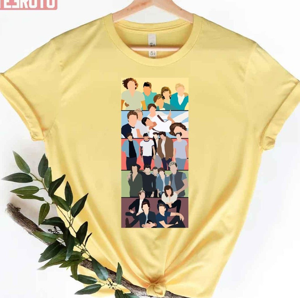 One Direction Album Covers Minimalist Unisex T-Shirt