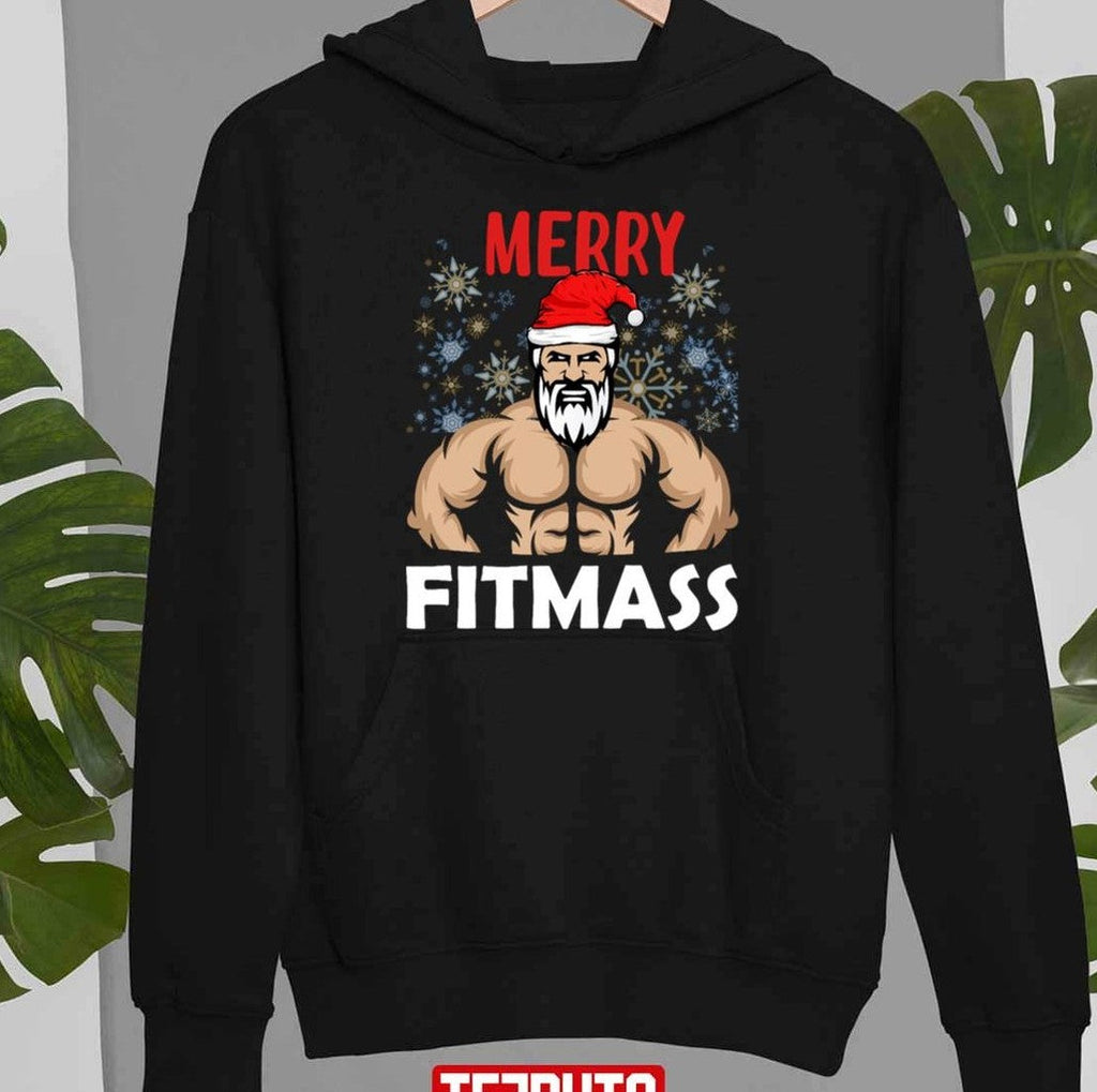 Santa Claus Gym Christmas Gym Xmas Unisex T-Shirt