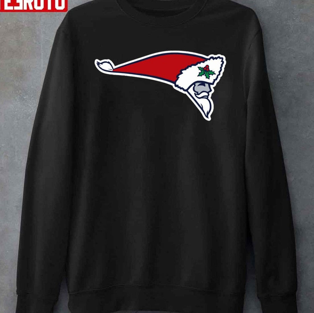 Patriots Flying Santa Logo Xmas Unisex T-Shirt