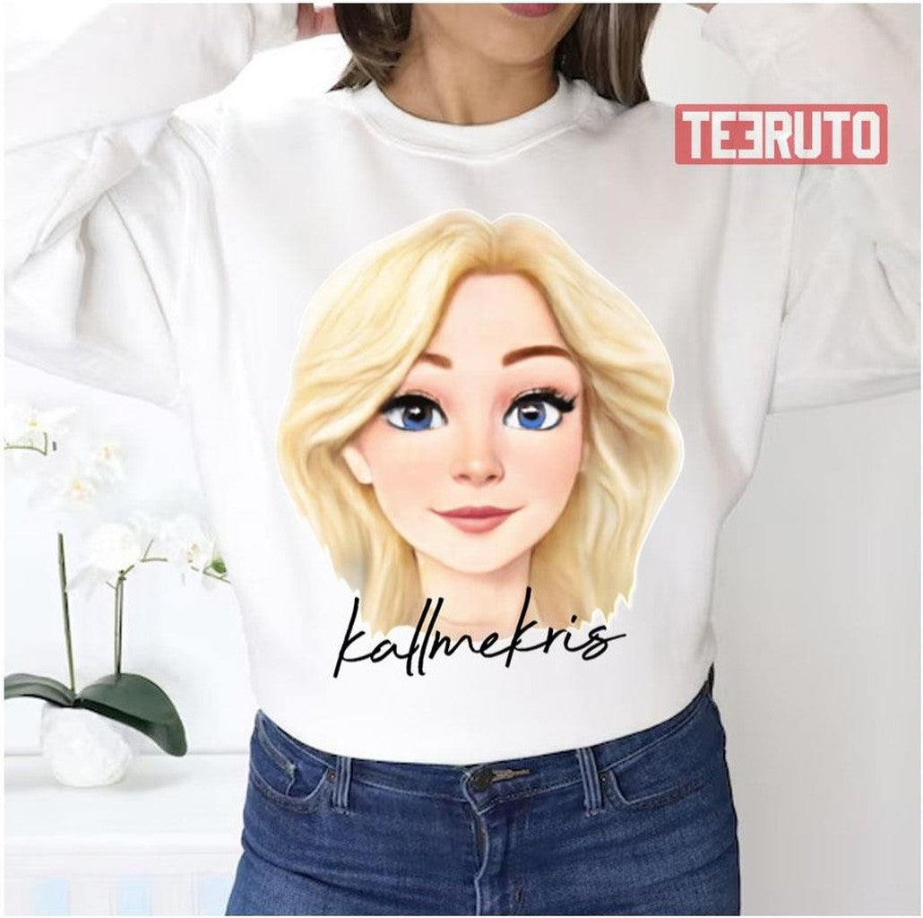 Baby Face Kris Tiktok Kallmekris Design Unisex Sweatshirt