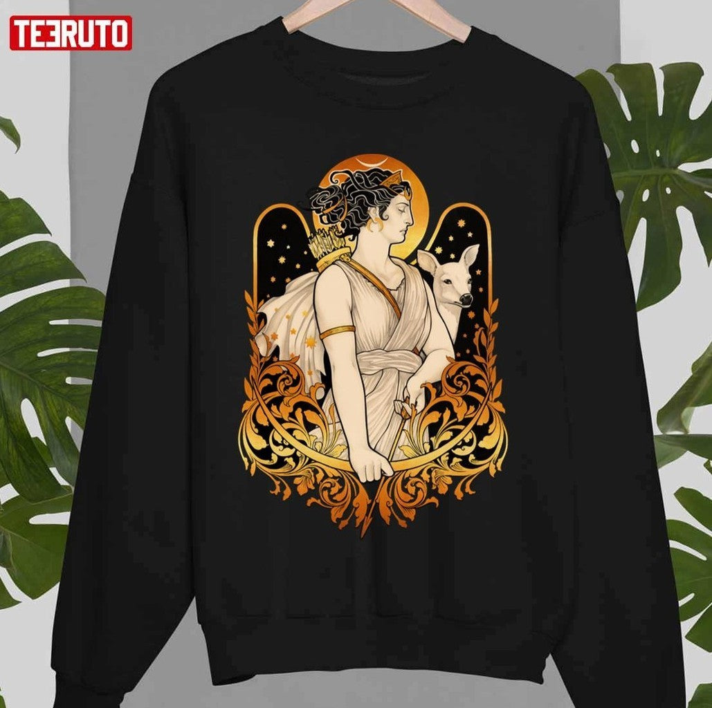 Artemis Geek Goddess Art Unisex T-Shirt