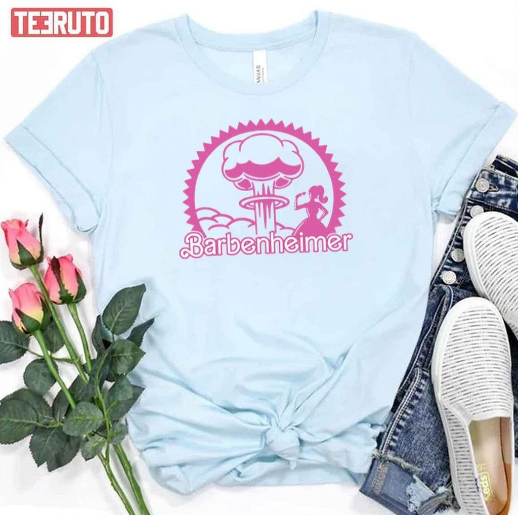 Barbenheimer Pink Logo Unisex T-Shirt