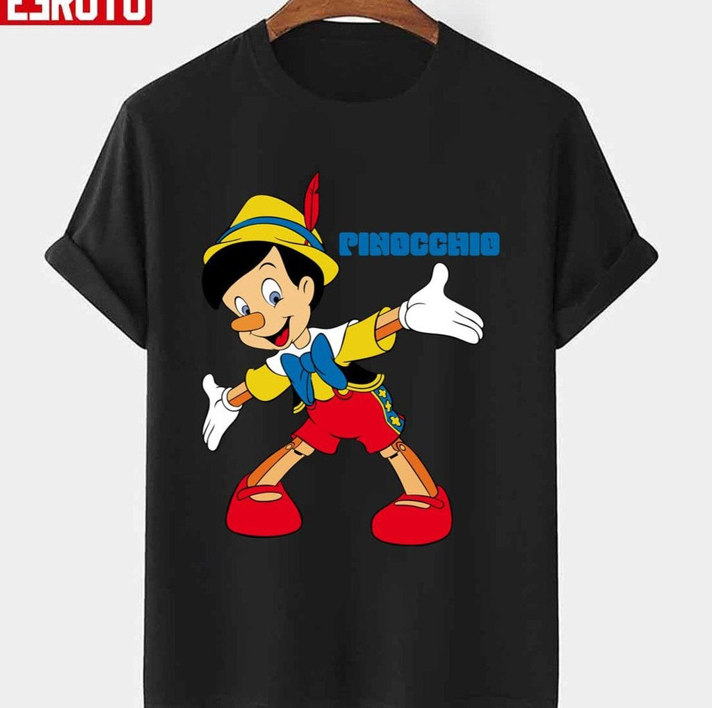 Pinocchio Cartoon Movie Funny Unisex T-shirt