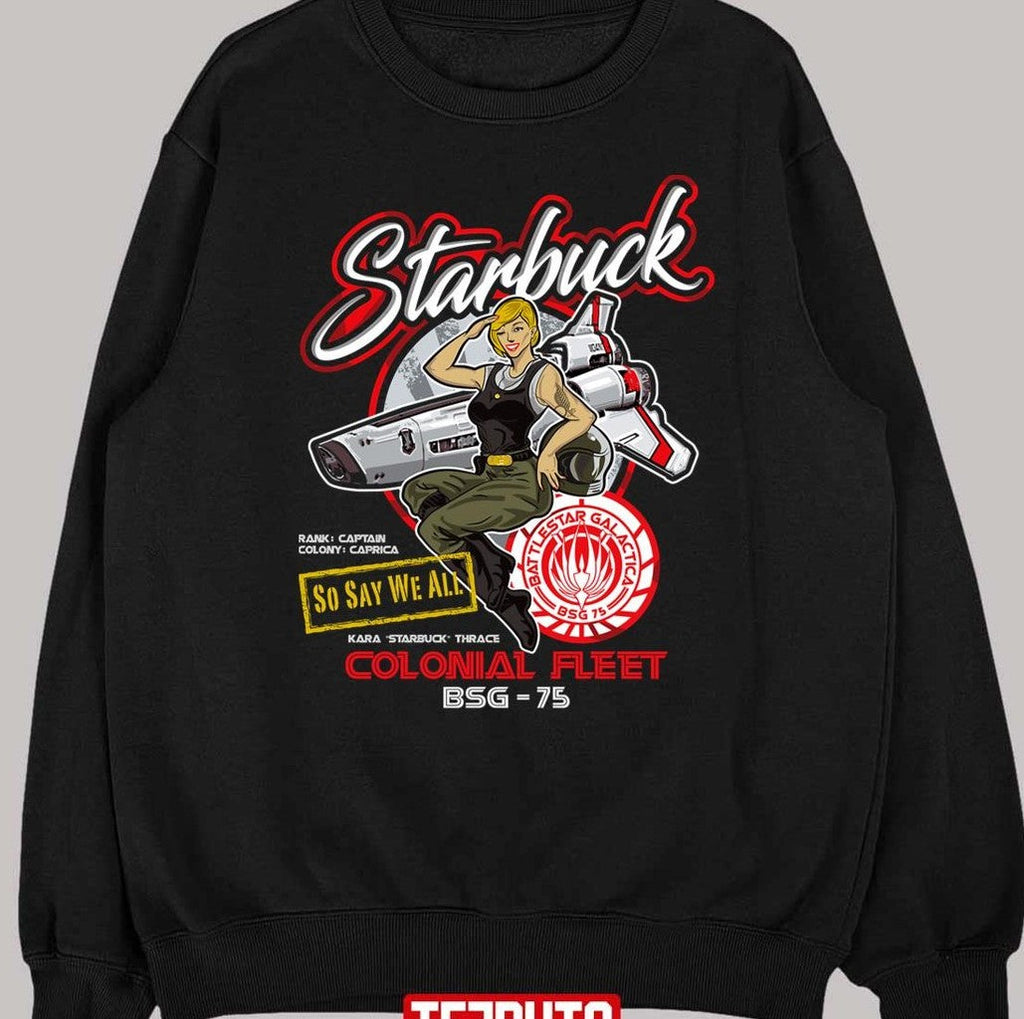 Starbuck Colonial Fleet Pilots Unisex T-Shirt