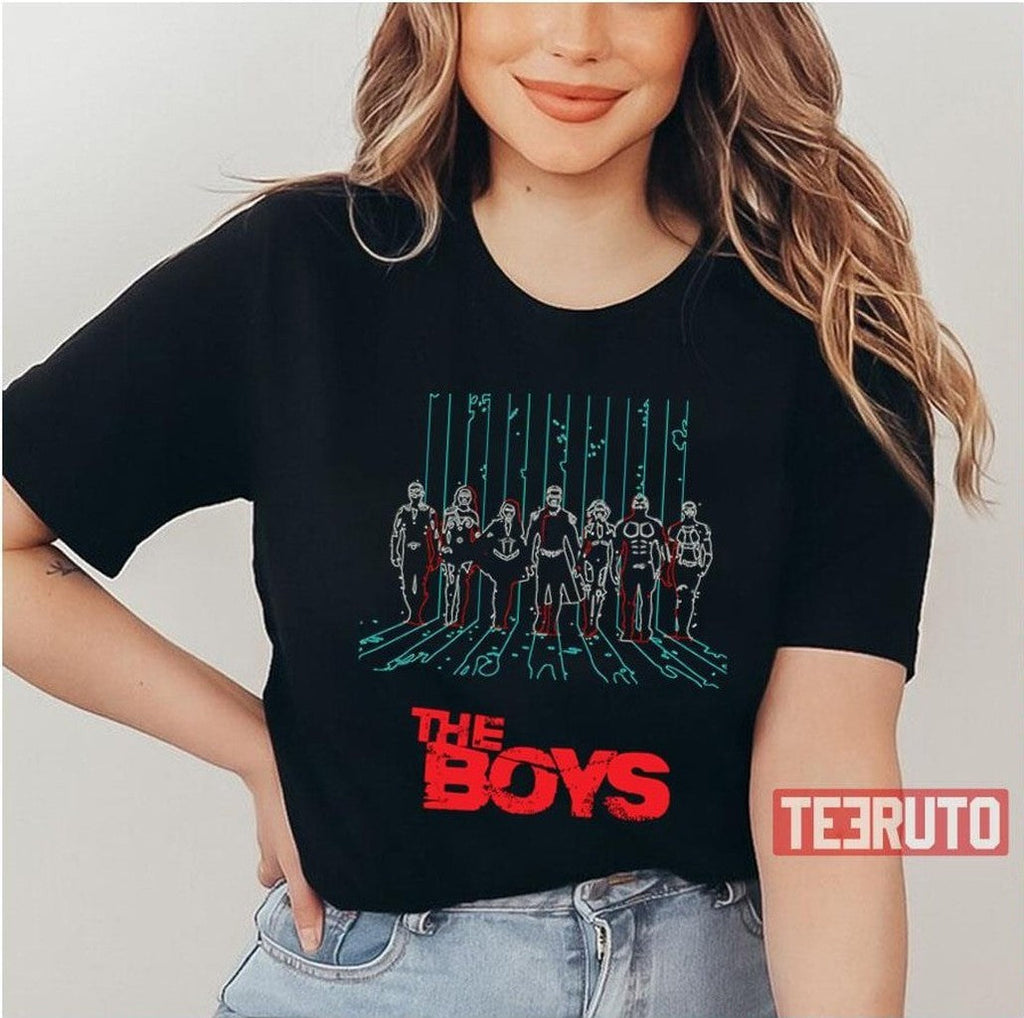 Neon Design The Boys Tv Show Unisex T-Shirt