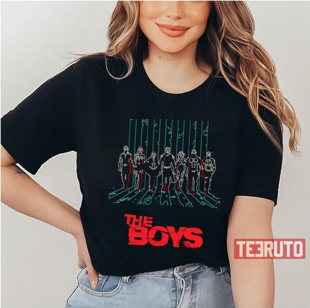 Neon Design The Boys Tv Show Unisex T-Shirt