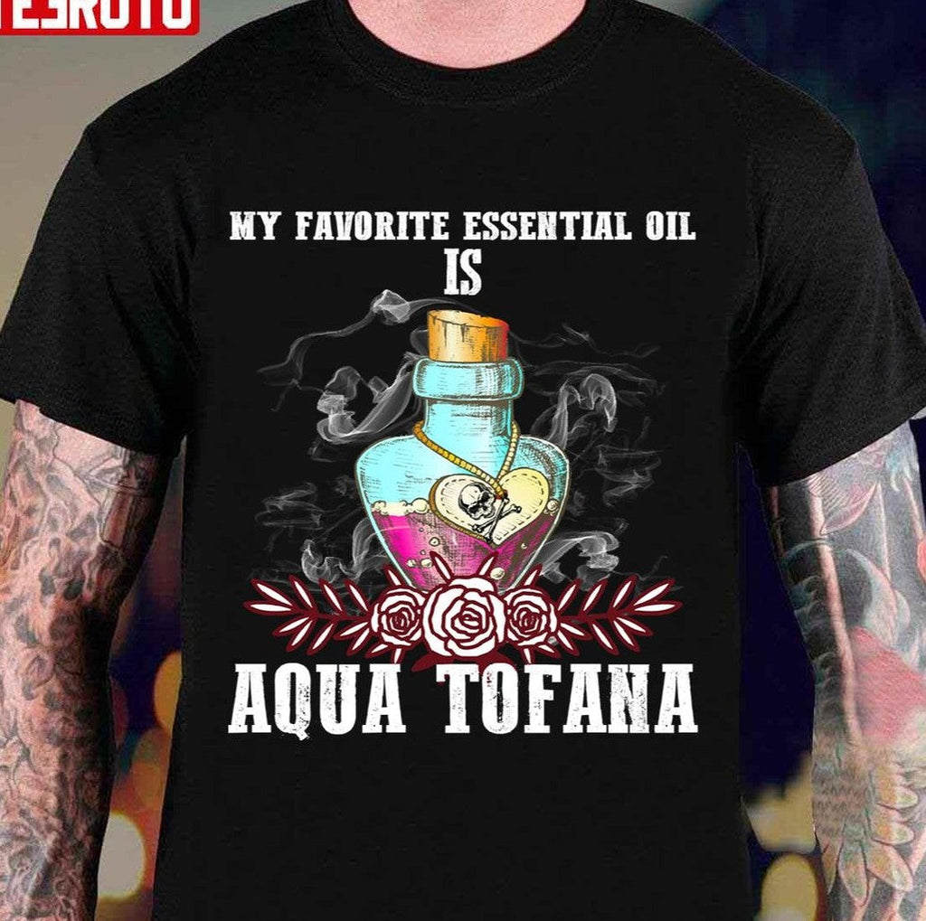 My Favorite Oil Is Aqua Tofana Bailey Sarian Suspish True Crime Lover Unisex Sweatshirt