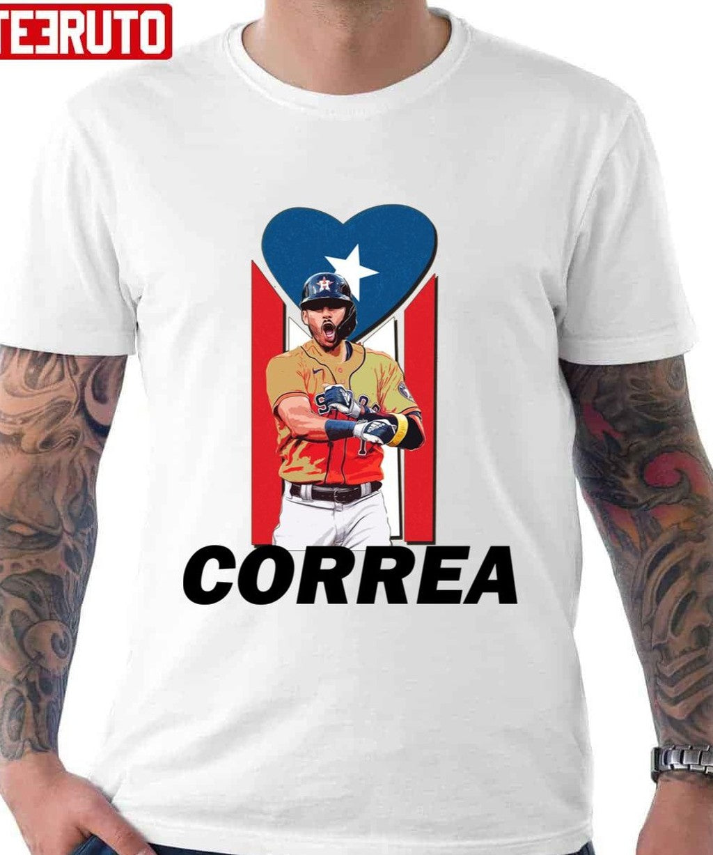 Puerto Rican Pro Baseball Player Carlos Correa Unisex Hoodie
