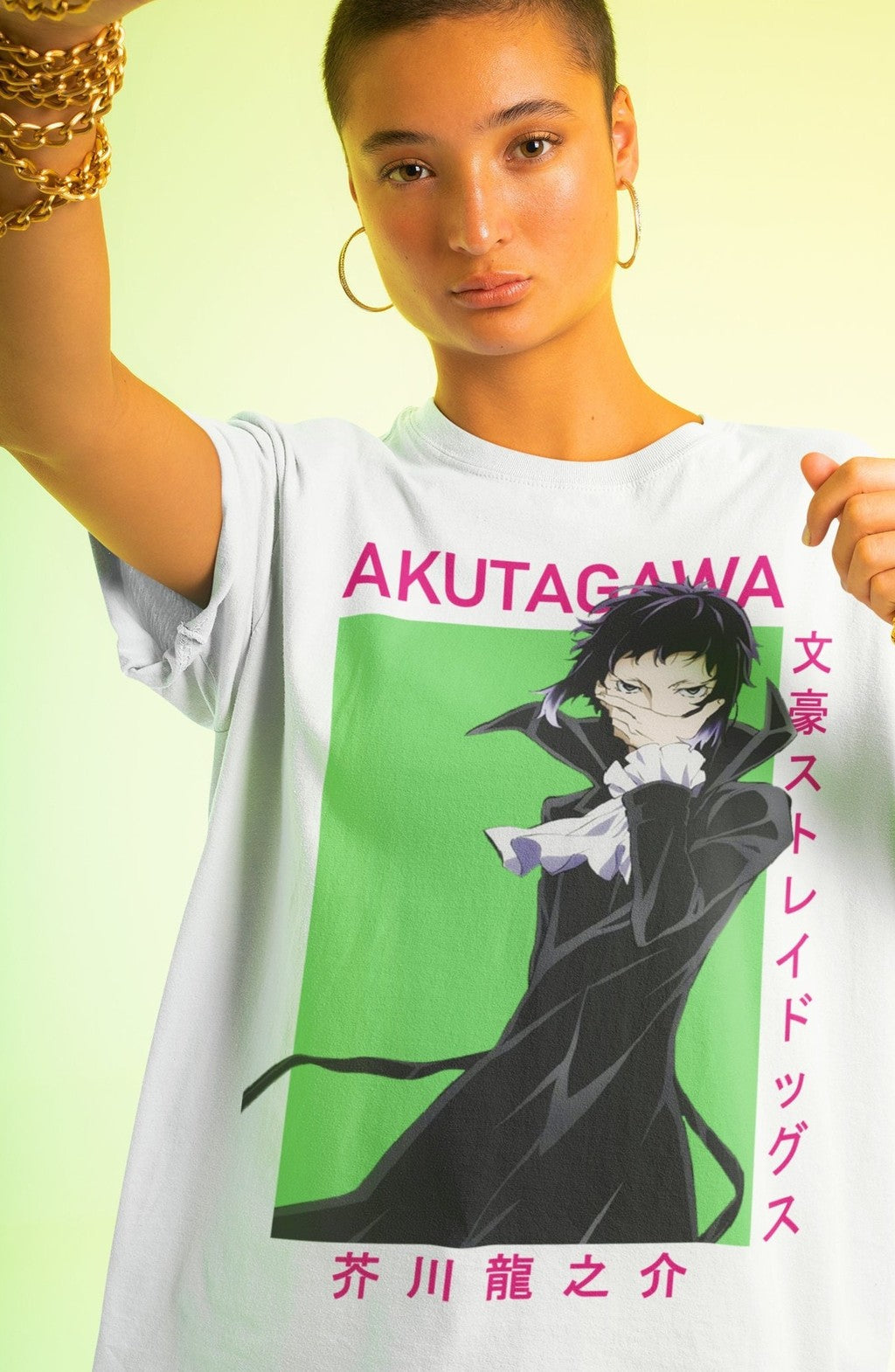 Ryunosuke Akutagawa Bungou Stray Dogs Bsd Anime Armed Detective Akutagawa Unisex T-Shirt