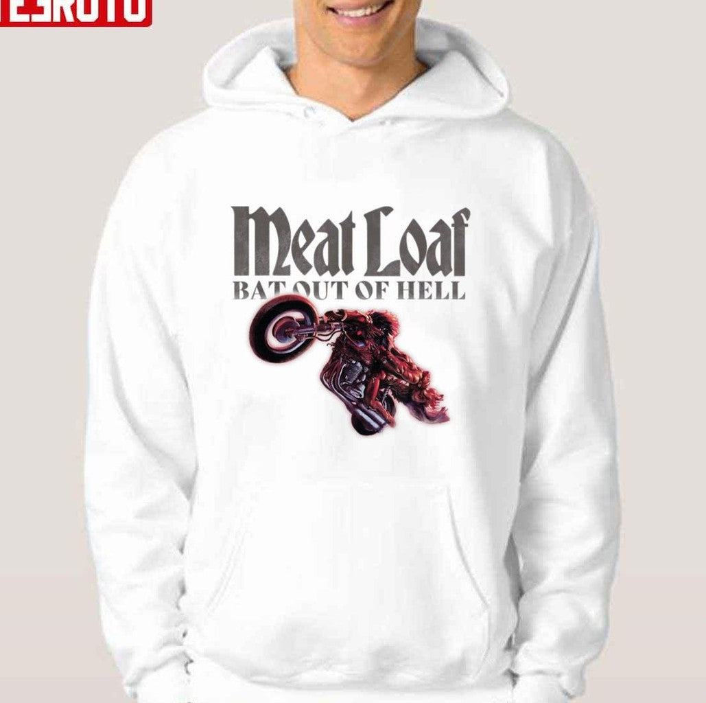 Bat Out Of Hell Bike Meat Loaf Unisex Hoodie