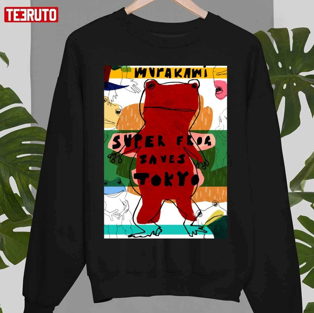 Super Frog Saves Tokyo Haruki Murakami Unisex T-Shirt