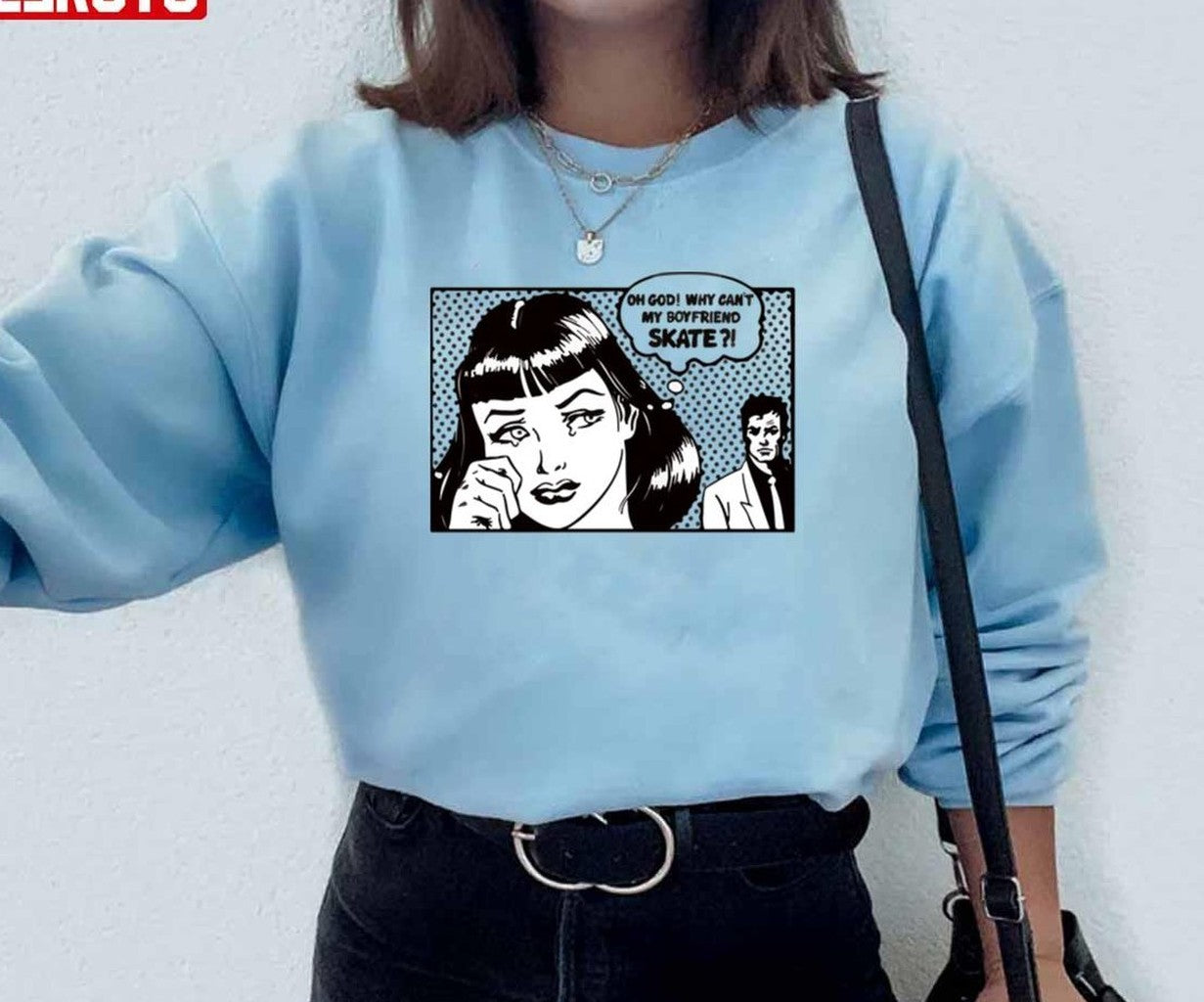 Skatergirl Premium Unisex Sweatshirt