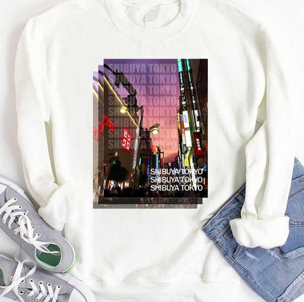 Shibuya Sunset Tokyo Unisex T-Shirt