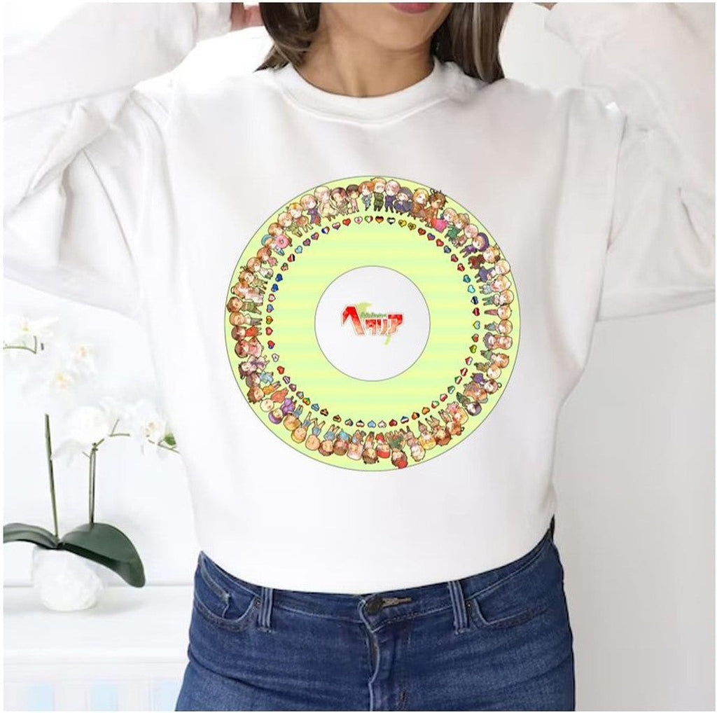Round Design Hetalia Axis Powers Unisex Sweatshirt
