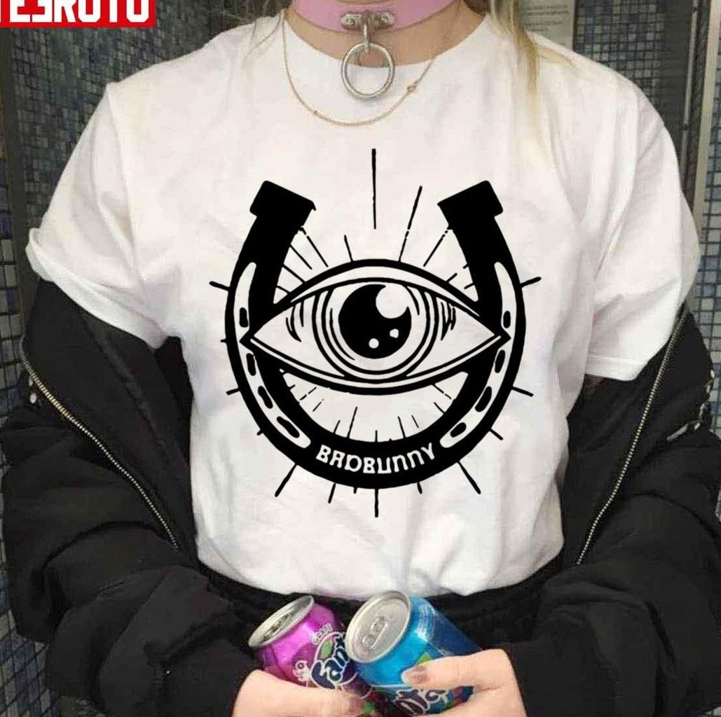 Bad Bunny Tour 2024 Logo Most Wanted Tour Eye Logo Unisex Sweatshirt