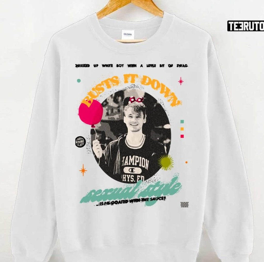 Quirked Up White Boy Busts It Down Unisex T-Shirt