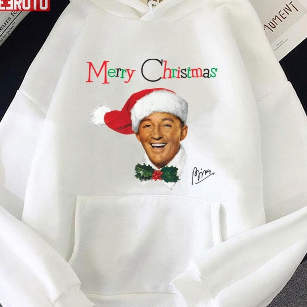 Bing Crosby Funny Merry Christmas White Christmas Unisex Sweatshirt
