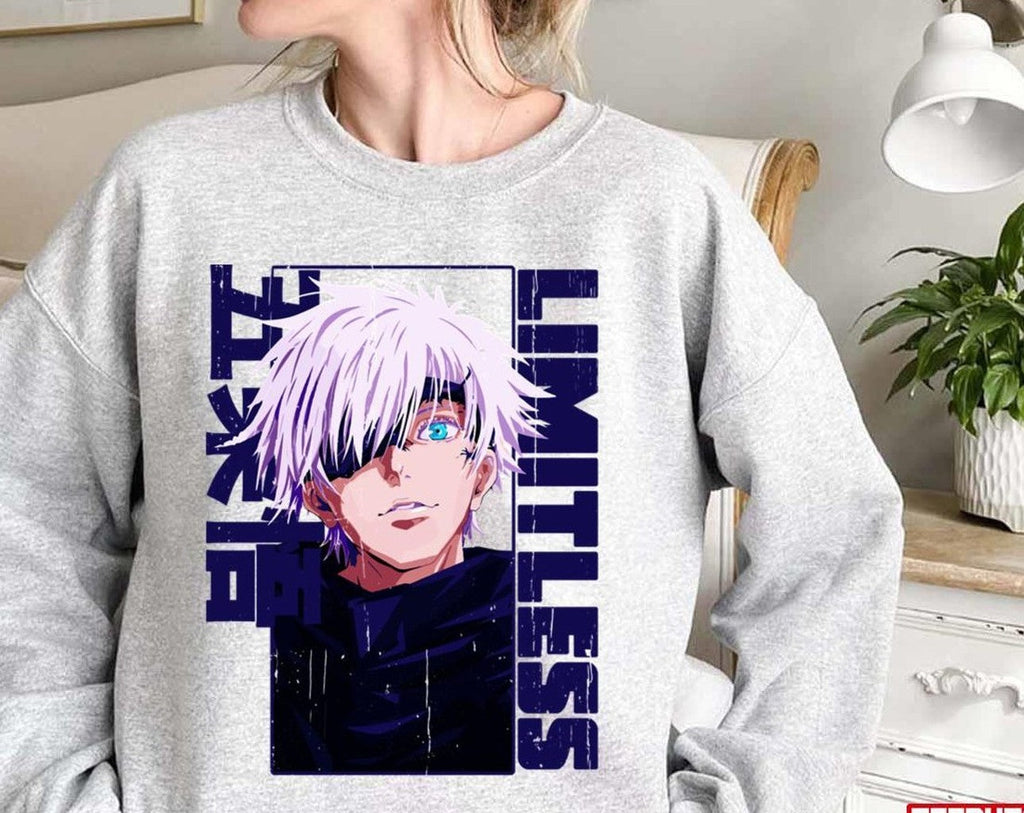 Satoru Gojo Anime Character Limitless Unisex T-Shirt