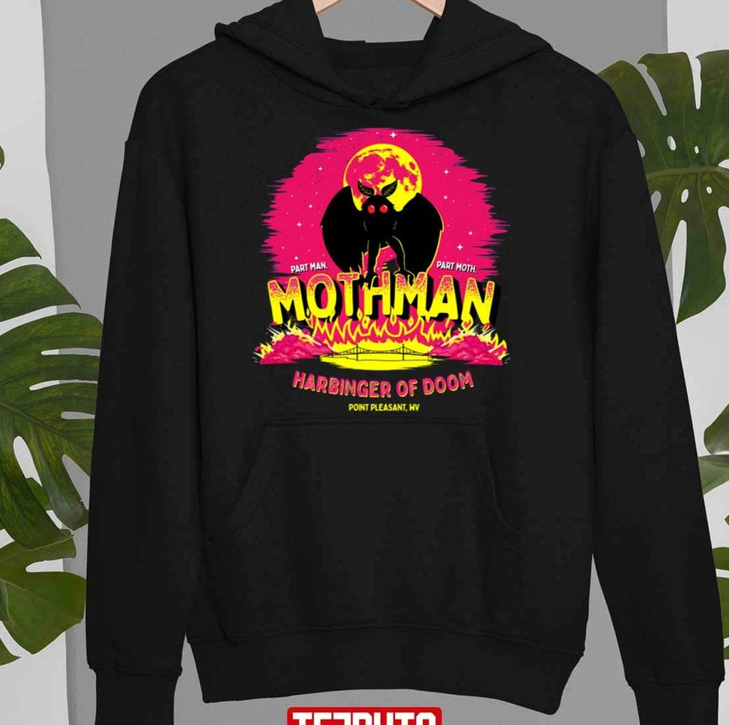 Mothman Art Mothman Harbinger Of Death Unisex Sweatshirt