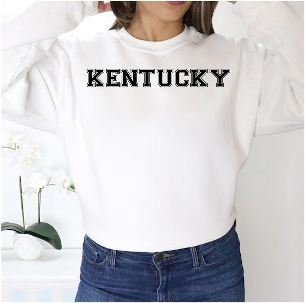 Simple Logo Kentucky State Merchandise Unisex Sweatshirt