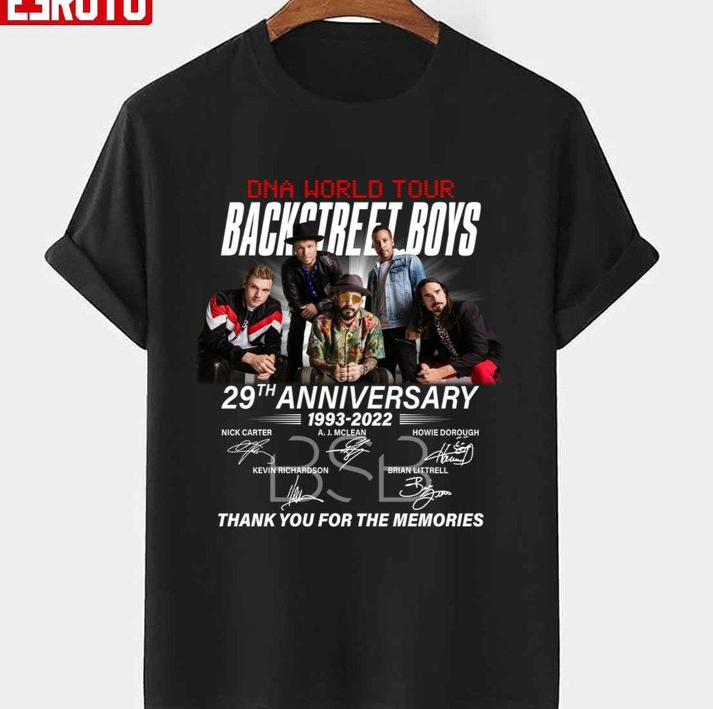 29th Anniversary Backstreet Boys Dna World Tour 1993-2022 Unisex T-Shirt