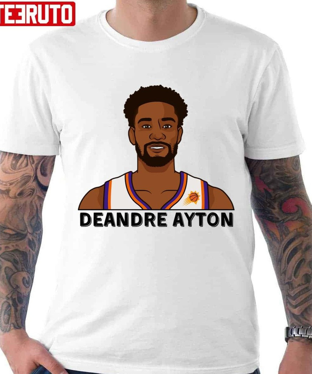 Artwork Of Deandre Ayton NBA Basketball Player Unisex T-Shirt