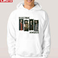 Black Flag Logo Inspires Electric Angels Band Members Unisex Hoodie