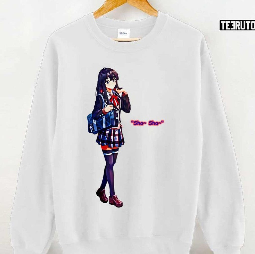 Sha Sha Yukino Oregairu Quote Unisex T-Shirt
